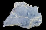 Botryoidal Blue Chalcedony Formation - Peru #132315-1